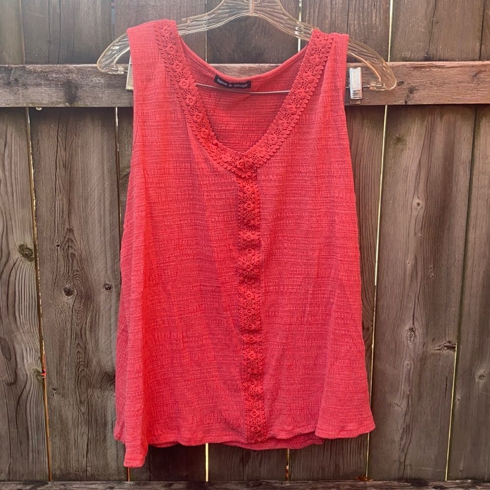 Cable & Gauge boho tank top sz. M